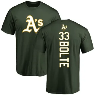 Men's Oakland Athletics Henry Bolte Green Backer T-Shirt