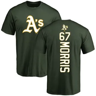 Men's Oakland Athletics Kade Morris Green Backer T-Shirt