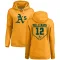 Women's Oakland Athletics Alika Williams Gold Branded RBI Pullover Hoodie -