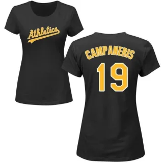 Bert Campaneris Oakland Athletics Youth Green Backer Long Sleeve T-Shirt 