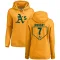 Women's Oakland Athletics Rick Monday Gold Branded RBI Pullover Hoodie -
