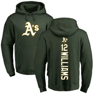 Youth Oakland Athletics Alika Williams Green Backer Pullover Hoodie