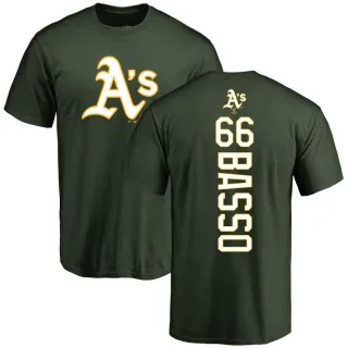 Youth Oakland Athletics Brady Basso Green Backer T-Shirt