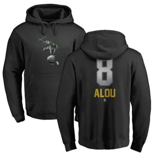 Youth Oakland Athletics Felipe Alou Black Branded Midnight Mascot Pullover Hoodie -