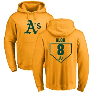 Youth Oakland Athletics Felipe Alou Gold Branded RBI Pullover Hoodie -